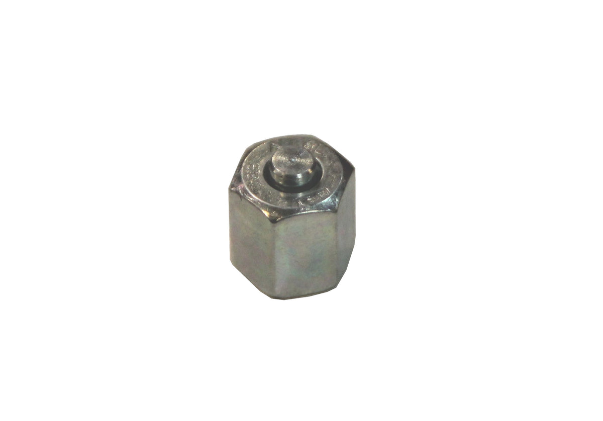 Cap for weld-on steel end fitting