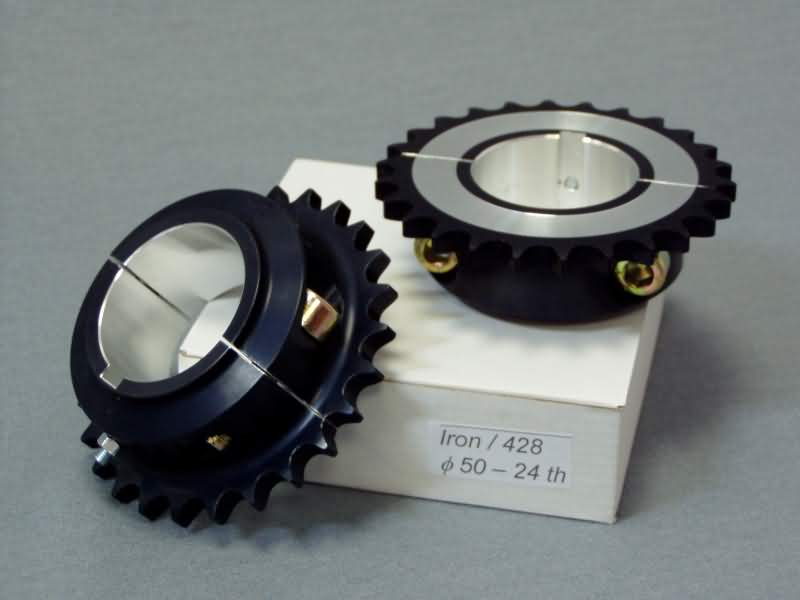 Rear sprocket 125cc ergal 50 mm 7075 T6 (black)