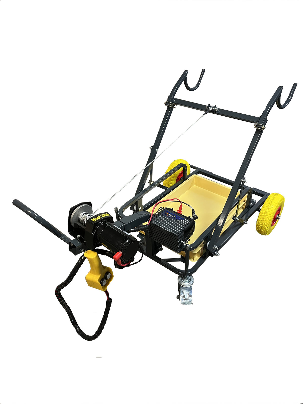 Chariot lève kart à treuil électrique MECATEKNIK 2GR-TE