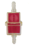 Rectangular inline fuel filter