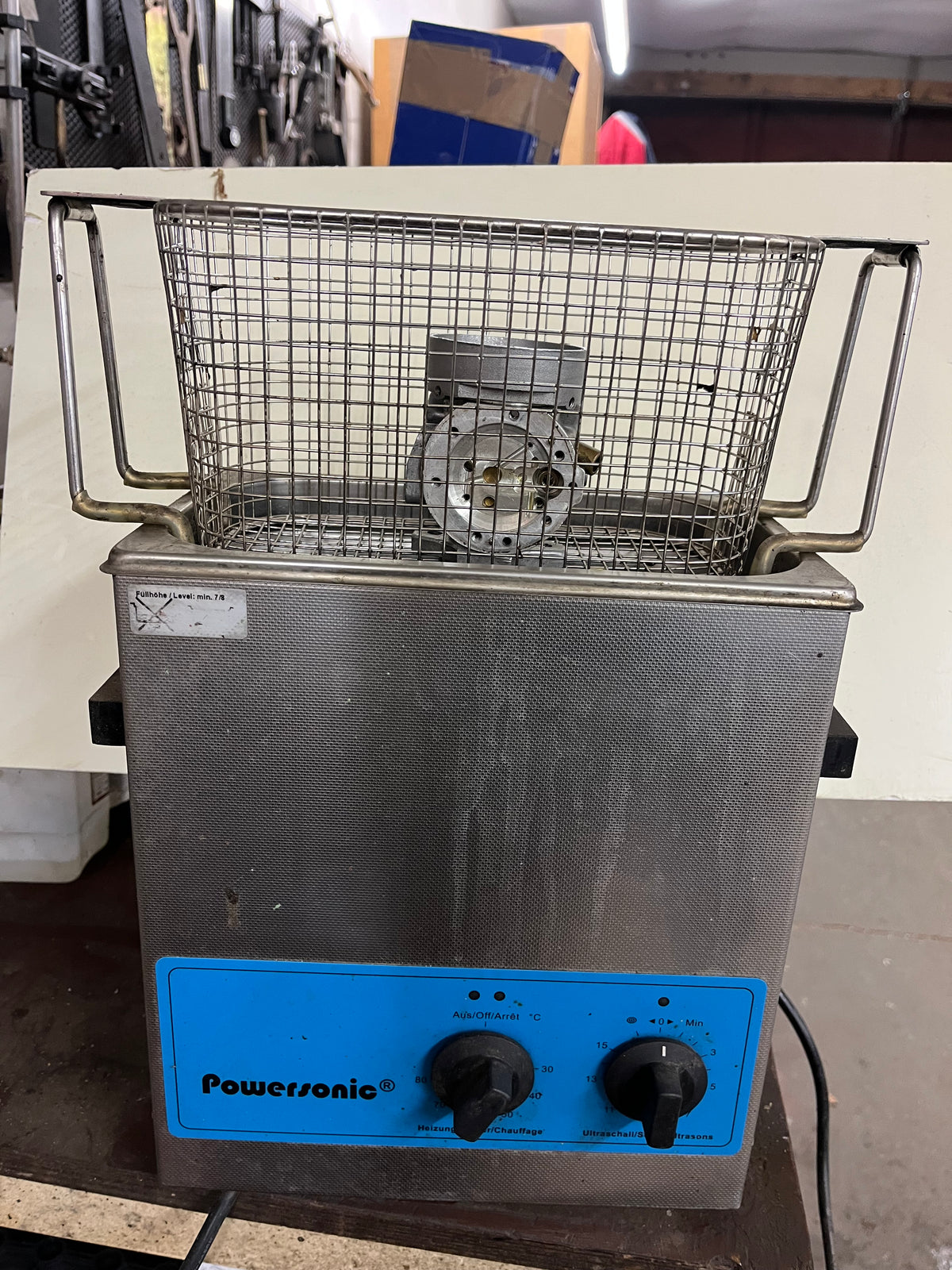 Ultrasonic carburetor cleaning
