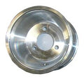 Rear 150 mm aluminum rims with hubs and valves