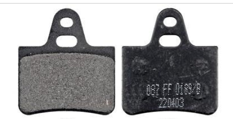 Plaquettes de frein KALI /BIREL mécanique "carrée"