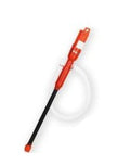 Electric reservoir drain pump with batteries