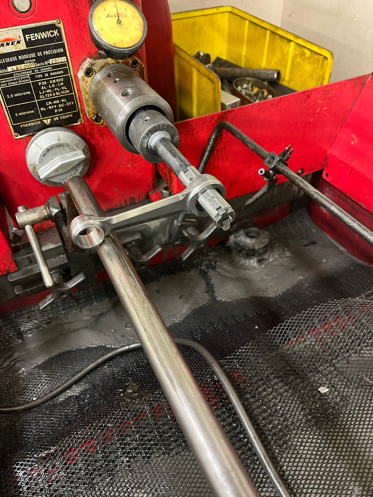 Running-in connecting rod to size