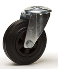 Complete swivel castor wheel (10cm) for trolley