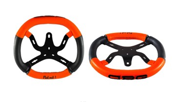 Volant daim brodé CRG "RACING"