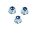 Nylstop flanged nut 6/8 mm
